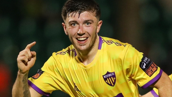 Kian Corbally of Wexford got on the scoresheet in the win over UCD