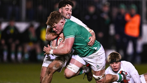 Flanker Bryn Ward was one of Ireland's standout performers