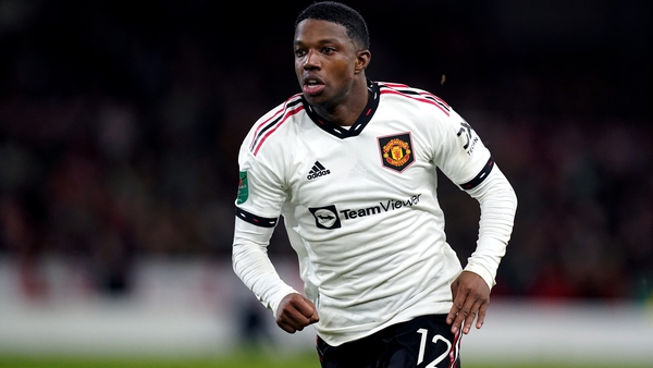 Tyrrell Malacia joined United in a £13million switch from Feyenoord in 2022 and has been rebuilding his fitness after returning to action in November following a 17-month injury lay-off
