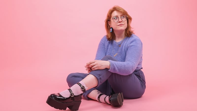 Bláithín de Búrca agus ana-chuid bándearg.