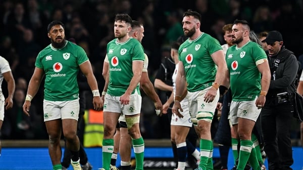 Aki (left) was Ireland's standout player