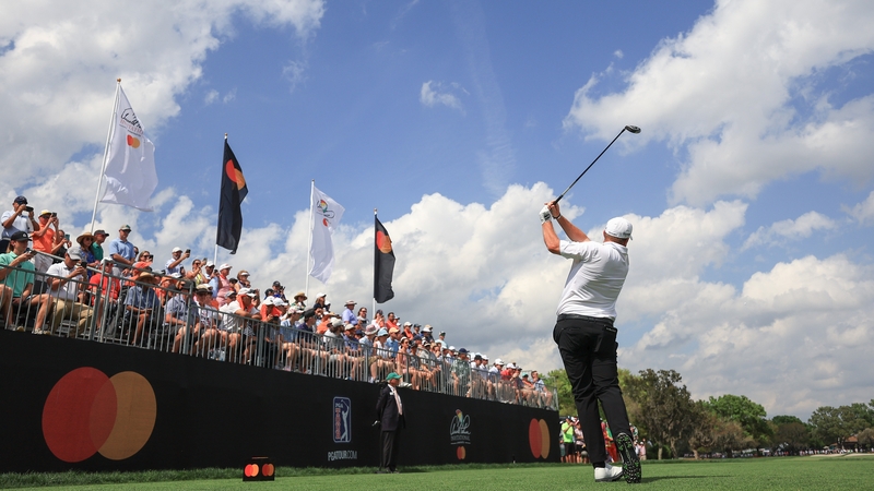 Shane Lowry in action during the third round on Saturday