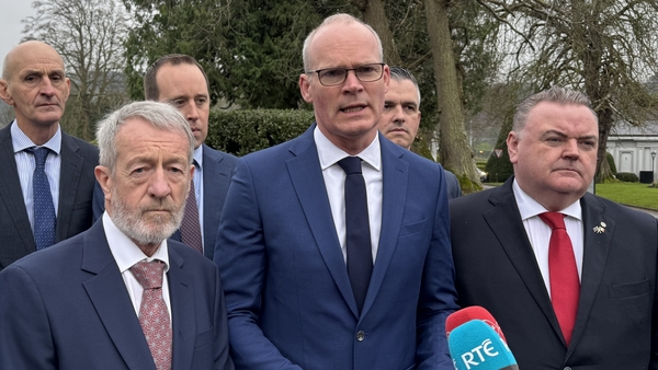 Simon Coveney speaking in Clonmel, Co Tipperary