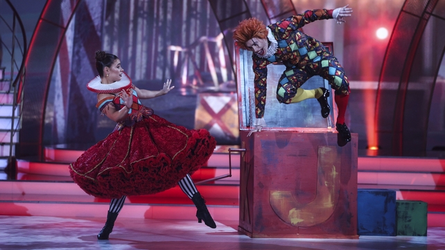 Paralympian Jason Smyth and his pro partner Karen Byrne danced a tango to Rihanna's Disturbia