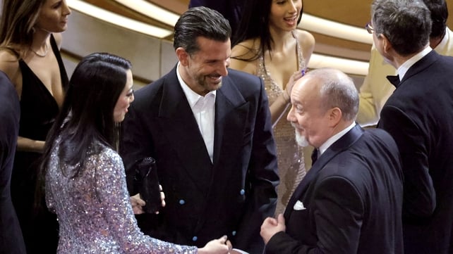 Clara Wong, Bradley Cooper and Paul Giamatti