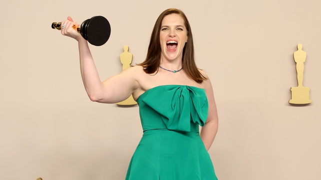 Jennifer Lame, winner of the Best Film Editing award for Oppenheimer