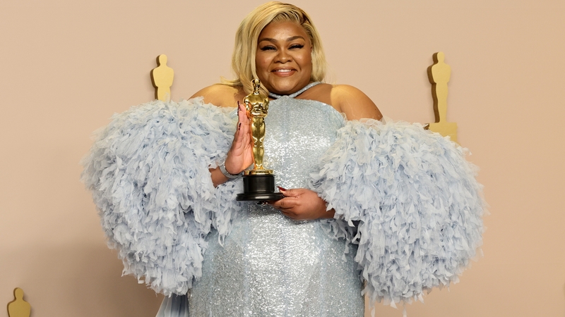 Da'Vine Joy Randolph was the only non-white winner in any of the acting categories, taking Best Supporting Actress for her role in The Holdovers