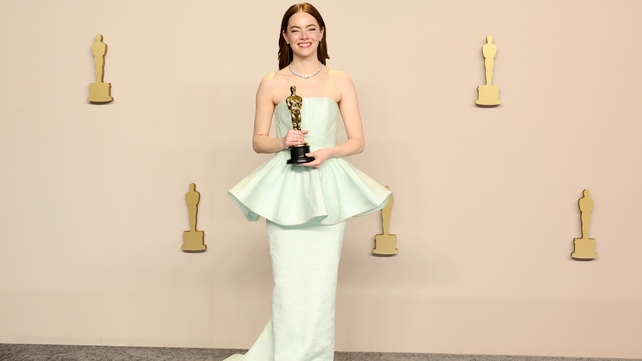 Emma Stone, winner of the Best Actress in a Leading Role award for Poor Things