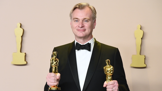 Christopher Nolan, winner of Best Director and Best Director for Oppenheimer