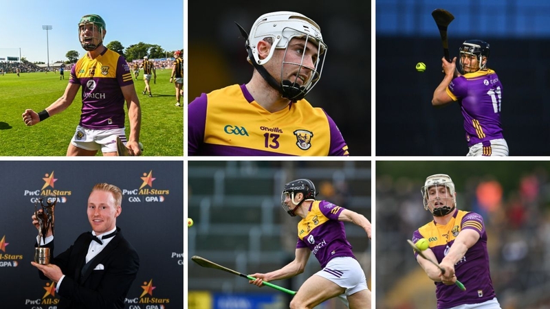 Some of those currently on Wexford's injury list, clockwise from top left: Conor McDonald, Rory O'Connor, Lee Chin, Liam Ryan, Liam Óg McGovern and Dee O'Keeffe