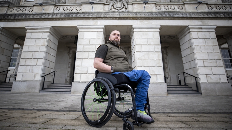 Peadar Heffron lost a leg when a dissident bomb detonated under his car in Co Antrim in 2010