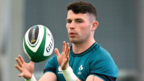 Calvin Nash was able to take some part in today's training session