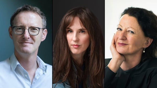 RTÉ Short Story Competition judges (L-R) Neil Hegarty, Claire Kilroy and Kathleen MacMahon