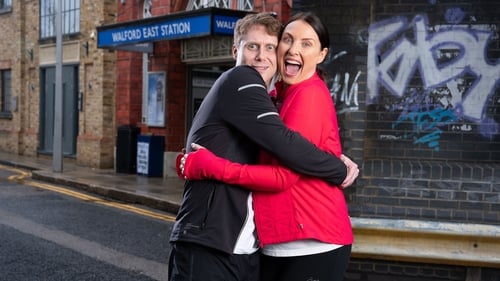 EastEnders stars Jamie Borthwick and Emma Barton will be filming scenes in character for the BBC soap while they run the London Marathon "as private individuals on behalf of separate charities close to their hearts"