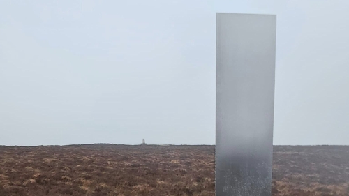 The monolith was spotted on Hay Bluff, Powys, Wales (Pic: Craig Muir)