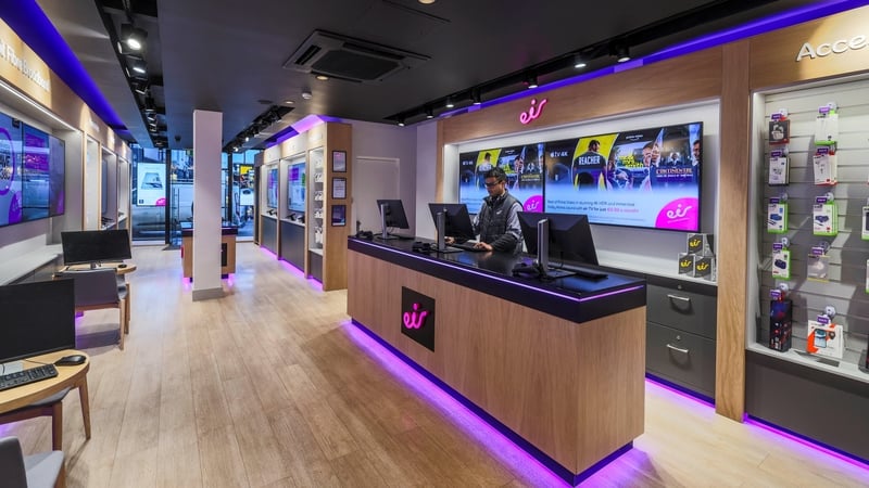 eir invested €4m refurbishing 21 stores throughout Ireland last year