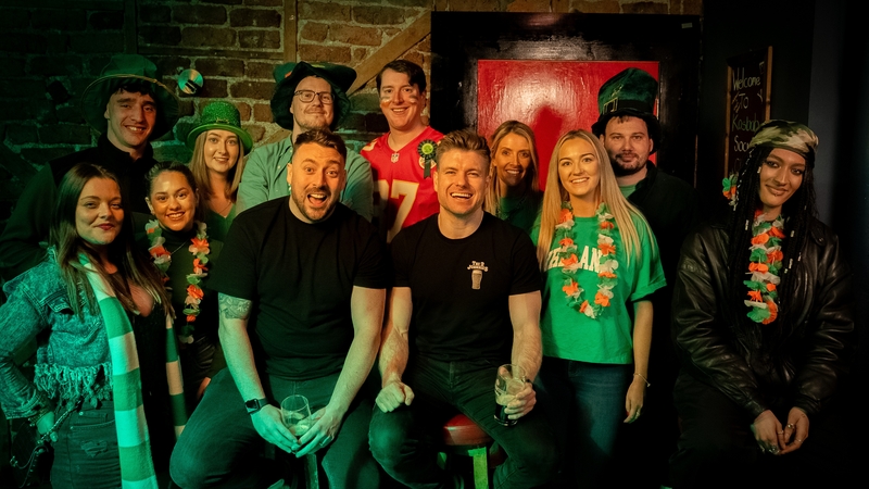 The 2 Johnnies and pals