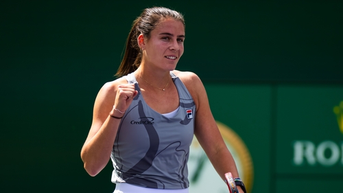 Emma Navarro is into the last eight