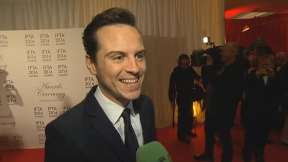 Andrew Scott attending the IFTAs, 2014