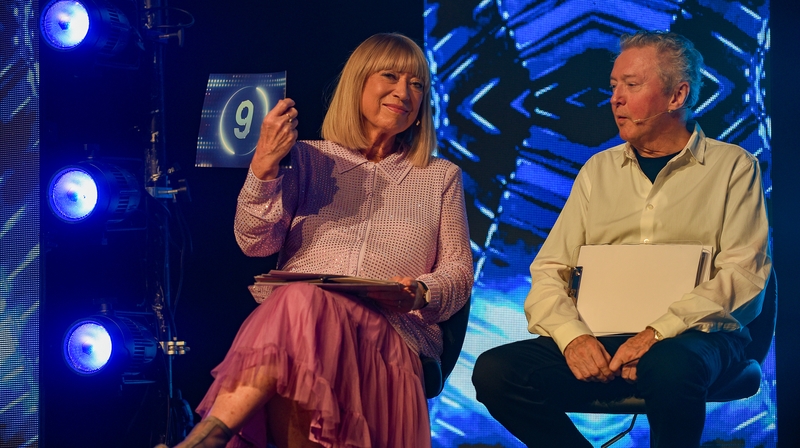 Judges Anne Doyle and Louis Walsh