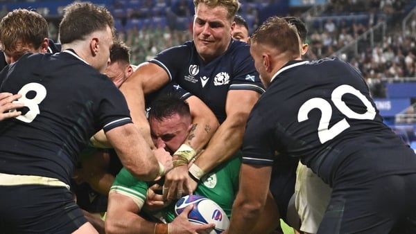 Ireland beat Scotland 36-14 at the World Cup