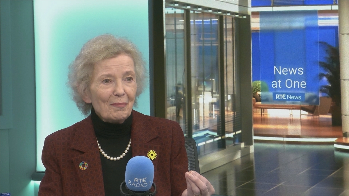 Elders Chair Mary Robinson speaks on Gaza