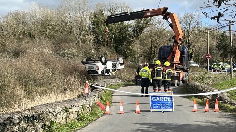 The car entered a turlough near the River Corrib on the outskirts of Galway city