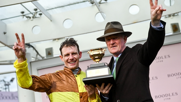 Paul Townend and Willie Mullins make it two in a row in the Gold Cup