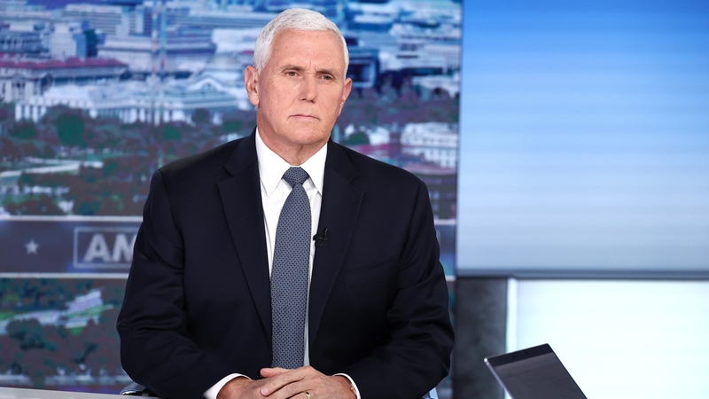 Mike Pence said that he will not endorse Donald Trump in the US election (file pic)