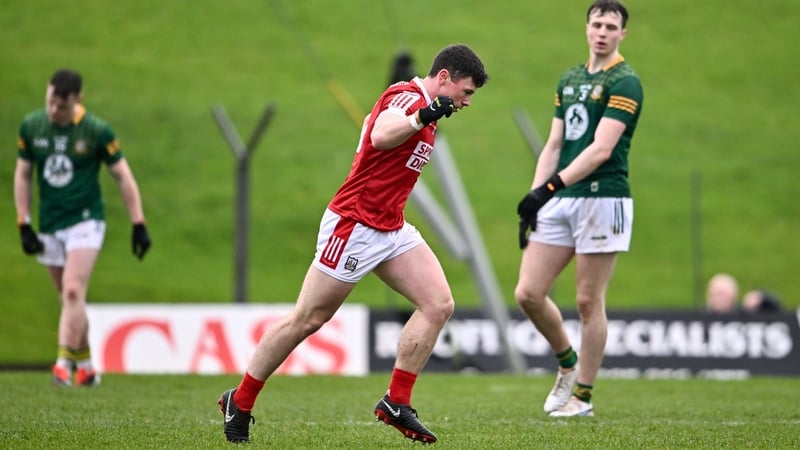 Cork's Mark Cronin celebrates a point against Meath