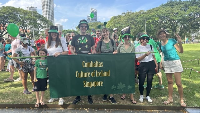 St Patrick's Day in Singapore (Photo: Anne Marie O'Donoghue)