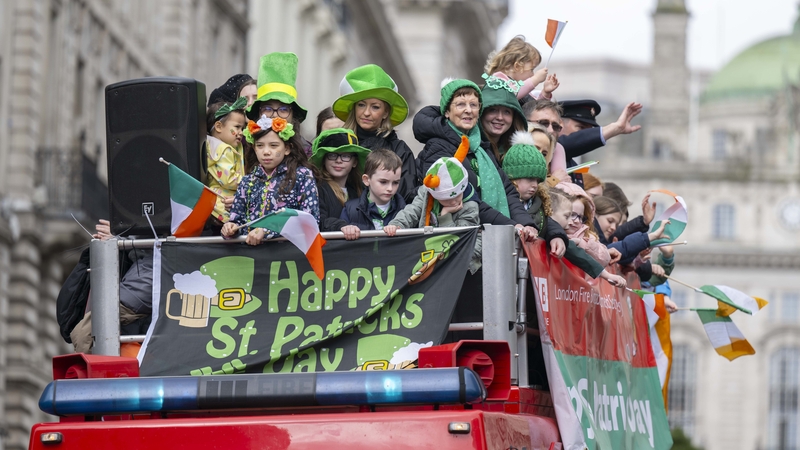 The London parade started in Hyde Park and passed through Piccadilly and Pall Mall