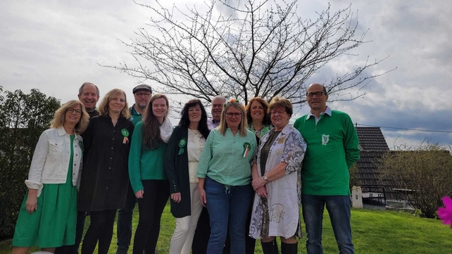 Celebrating St Patrick's Day in Stuttgart, Germany (Image: Julie Greiner)