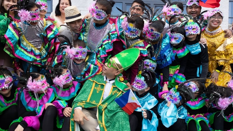 People seen celebrating St Patrick's Day in Cork city