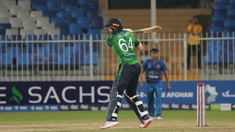 Gareth Delany's late efforts proved in vain against Afghanistan