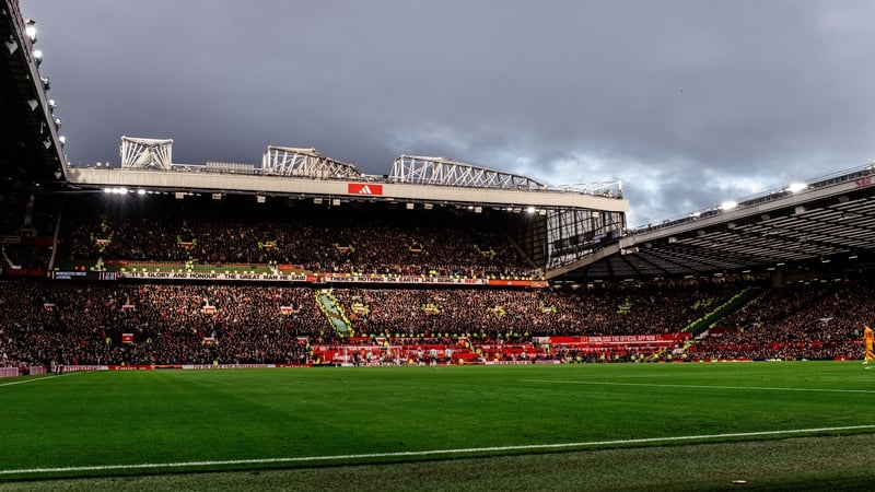 Chants were heard coming from the Stretford End section of Old Trafford