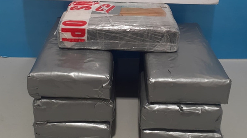 7.8kg of cocaine was found in luggage at Dublin Airport