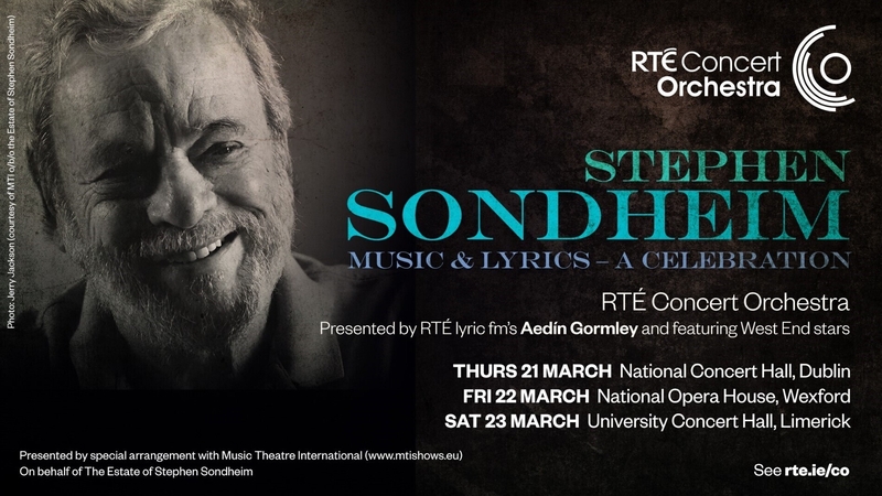 Sraith ceolchoirmeacha chéiliúrtha ar Stephen Sondheim.