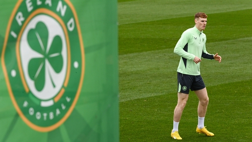 Jake O'Brien could make his Ireland debut against Belgium or Switzerland