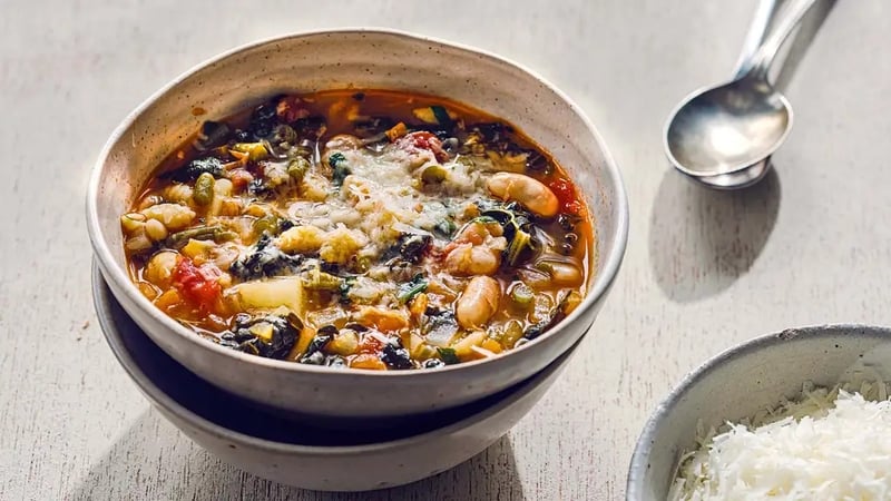 Minestrone from Gino's Italian Family Adventure (Haarala Hamilton/PA)
