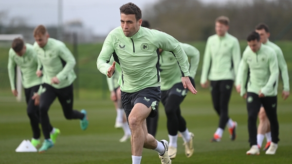 Seamus Coleman leading by example at Ireland training