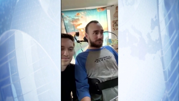 Noland Arbaugh was paralysed below the shoulder after a diving accident (Pic: Neuralink via X)