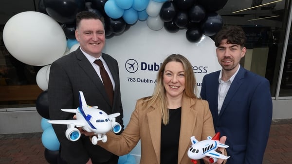 Rory Fitzgerald, General Manager Dublin Express, Anne Gallagher HR Manager and Padraig McGrane Commercial Manager.