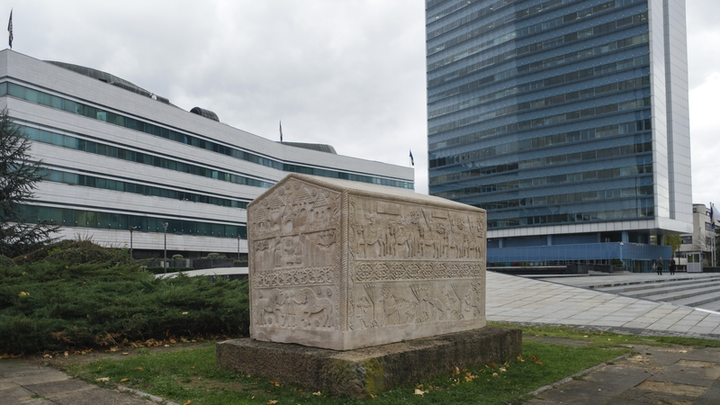 The Bosnia and Herzegovina parliament buildings in Sarajevo