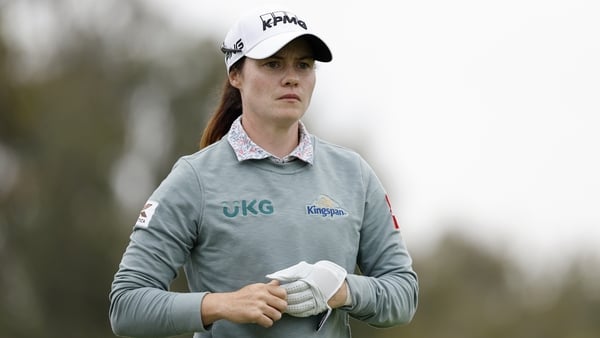 Leona Maguire during her first round at Palos Verdes Golf Club in California