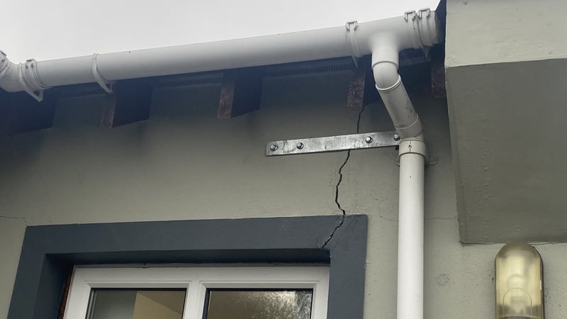 Cracks in the walls at Raphoe Community Playgroup have been growing at an 'alarming rate'