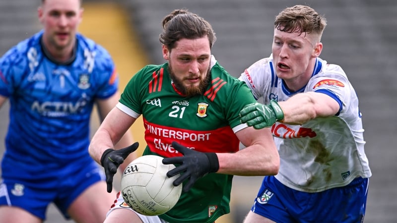 Padraig O'Hora hit a late score for Mayo this afternoon