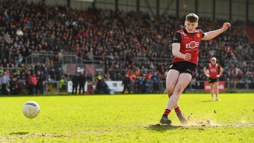 Odhran Murddock scoring one of the Down goals