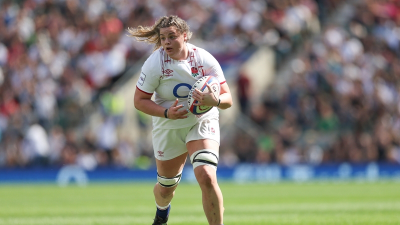 Sarah Beckett saw red but it didn't deter England