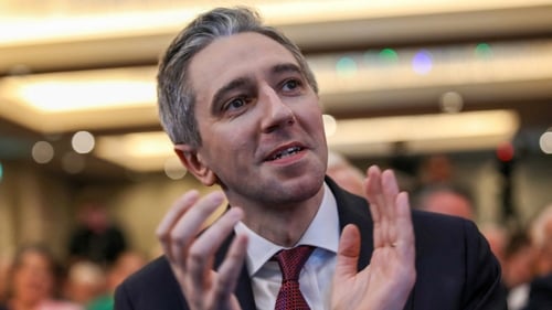 Simon Harris was confirmed as the new leader of Fine Gael today in Athlone, Co Westmeath